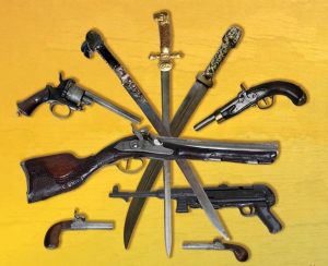 Expoziţie. Arme albe şi de foc din secolele XVIII - XX
