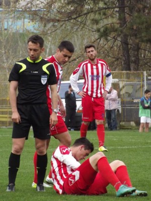 Trei jucători de la FCM Dunărea au fost eliminați în meciul cu CF Brăila