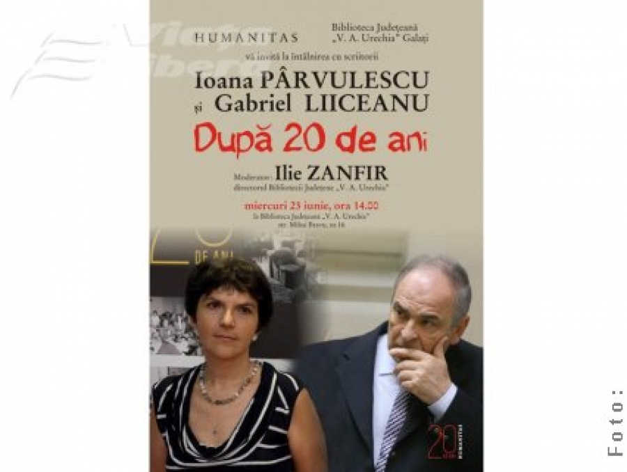 După 20 de ani, cu scriitorii Humanitas