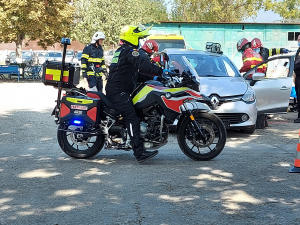 Ajutorul medical prompt vine de la motocicliștii SMURD
