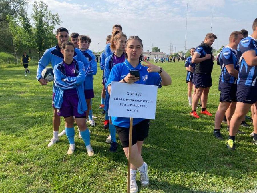 Liceenii de la „Traian Vuia”, vicecampioni naționali la rugby