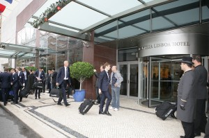  „Oţelarii” sunt cazaţi la hotelul Corinthia, la un sfert de oră de arena „Estadio da Luz”