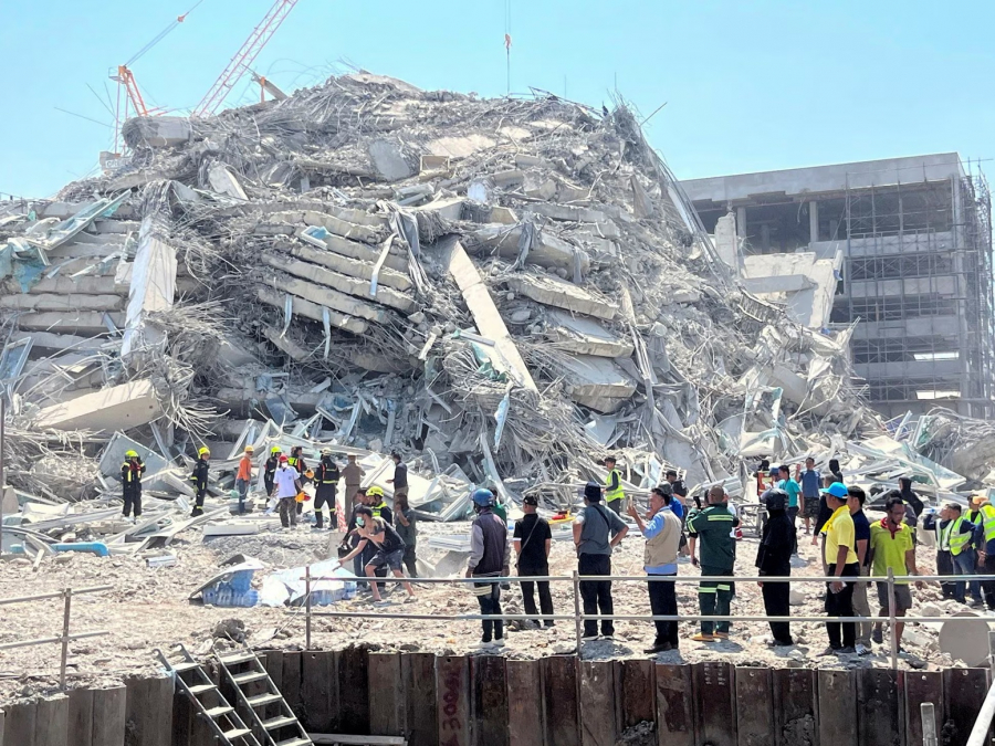UPDATE Cutremur devastator în sud-estul Asiei. Bloc de 30 de etaje, prăbușit în Bangkok