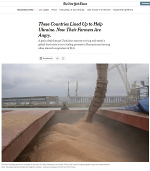 Fermierii gălățeni au ajuns în „The New York Times”