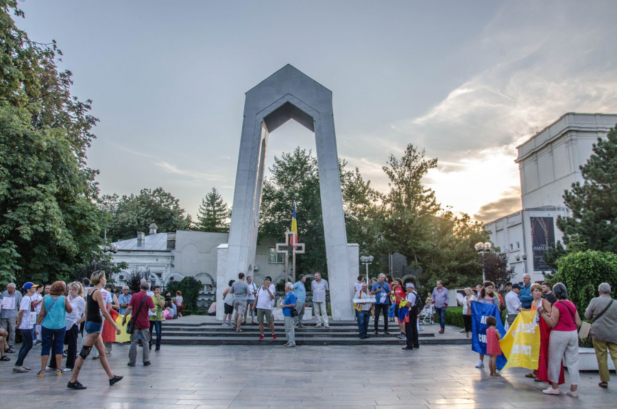 PROTEST. 10 august, marcat şi la Galaţi (FOTO)