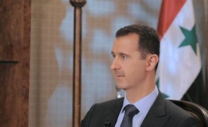 Bashar al-Assad afirmă că o intervenţie occidentală în Siria ar declanşa &quot;un cutremur&quot;