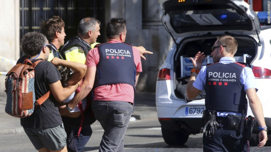 ATAC TERORIST la Barcelona | Bilanț modificat: 3 români, răniți