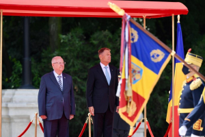 Președintele israelian, în vizită de stat, în România