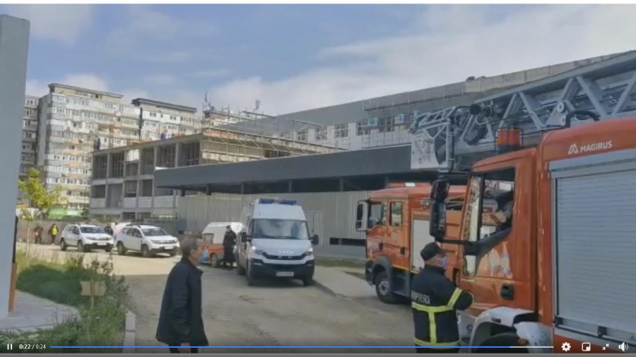 Un muncitor a leșinat pe schelă, la Spitalul de Urgență din Galați