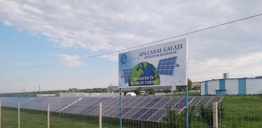 Panouri fotovoltaice în stațiile de epurare ale Apă Canal