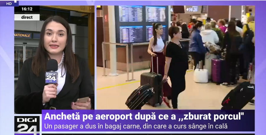 Alertă pe aeroportul din Liverpool: din bagajul unui român curgea sânge