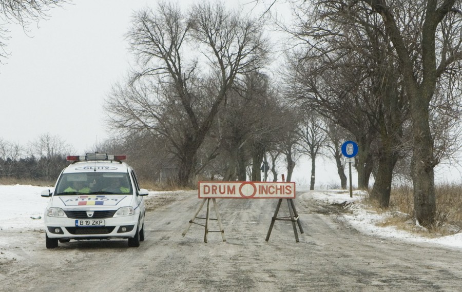 Drumurile naţionale din Galaţi, închise de la ora 18.00