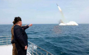 Rachetă balistică lansată de pe un submarin nord-coreean