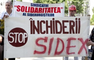Solidaritatea: Stop închiderii Sidex!