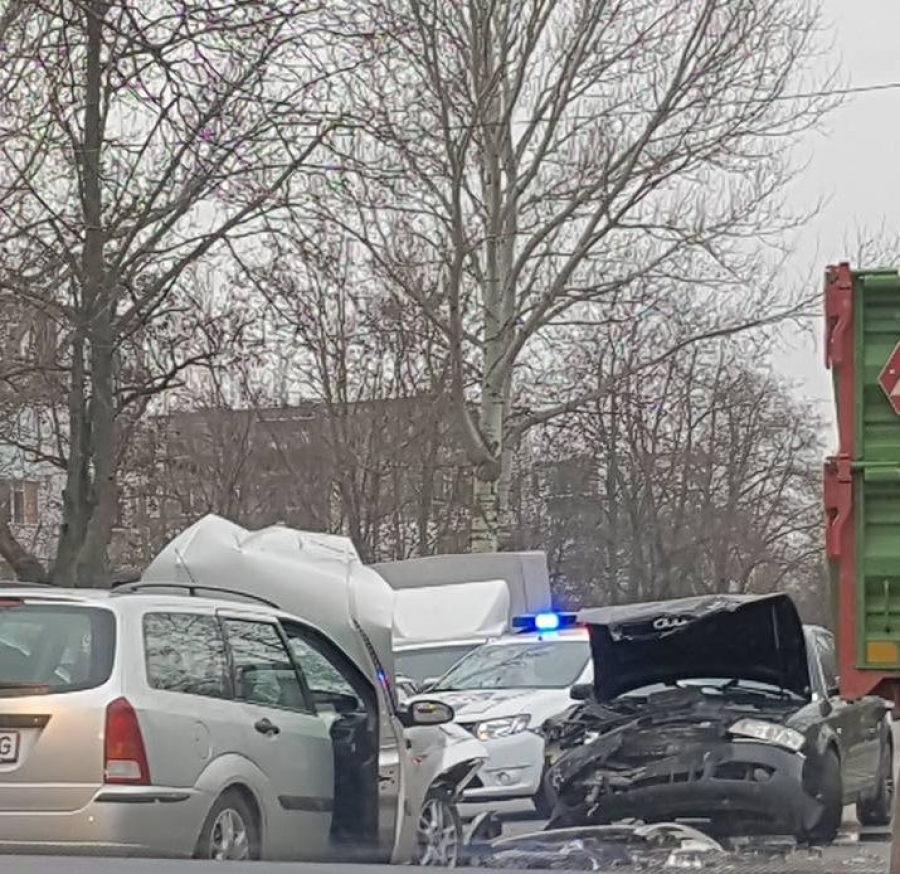 ACCIDENT VIOLENT în Francezi, provocat de un şofer începător