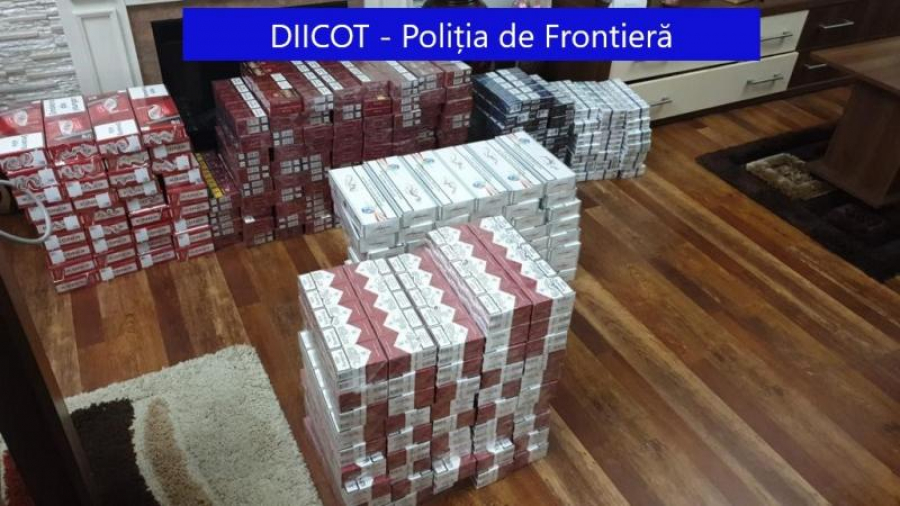 Tutun și canabis, pe filiera Suceava - Galați. Descinderi în forță la contrabandiștii de țigări