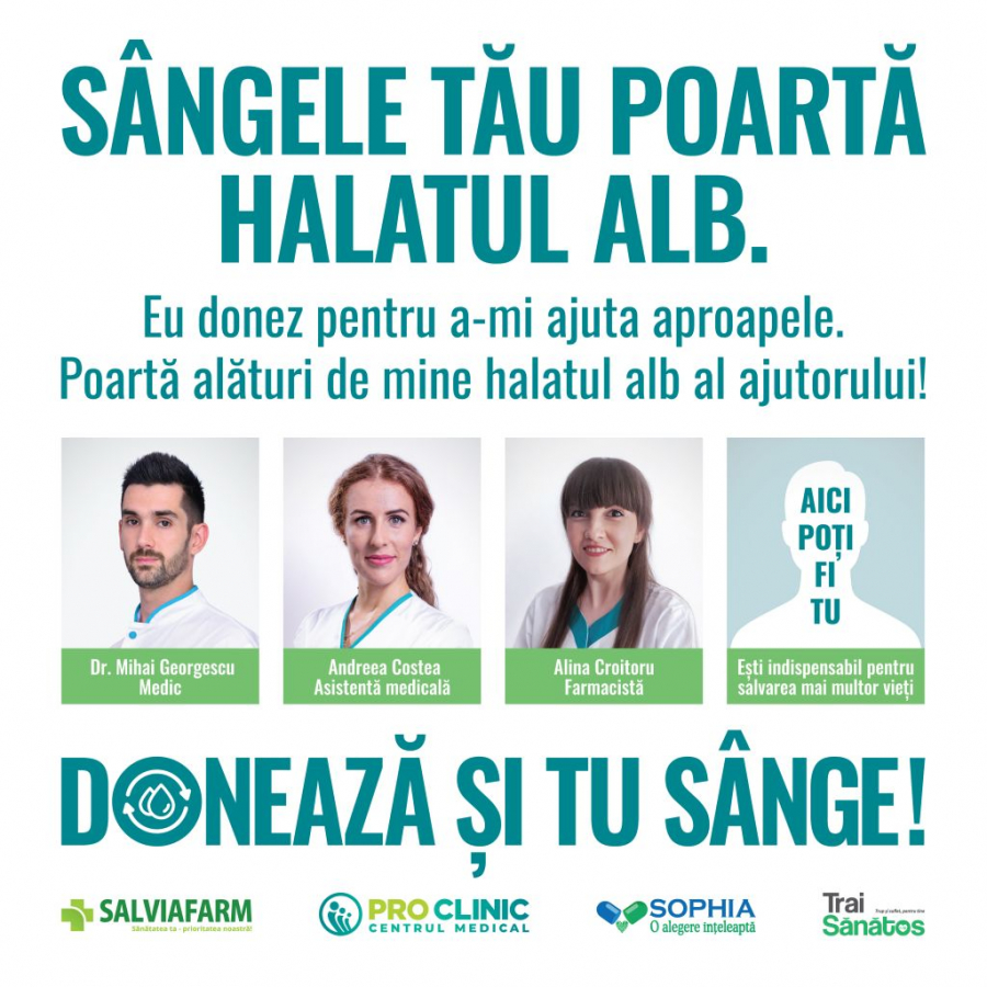 Centrul  medical Pro Clinic din Galați sprijină Centrul de Transfuzii, donând sânge