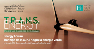 Tranziția de la aurul negru la energia verde, la Energy Forum, pe 14 martie