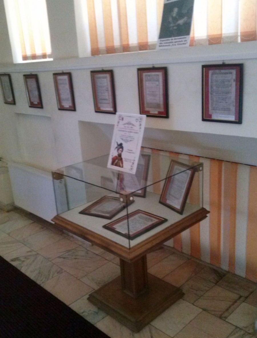 EXPOZIŢIE dedicată epocii Brâncoveanu la Biblioteca "V. A. Urechia"