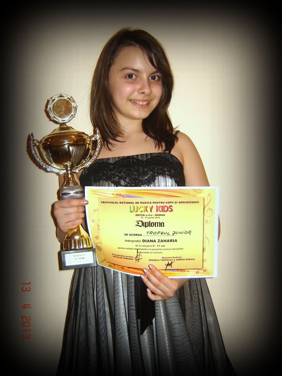 Gălăţeanca Diana Zaharia a cucerit Trofeul "Lucky Kids" junior