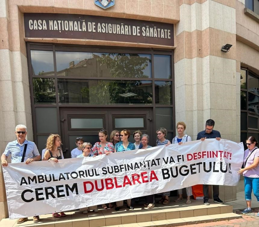 Protest spontan al medicilor din ambulatorii