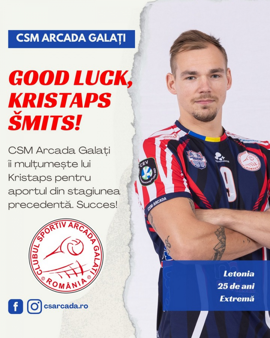Despărțire oficializată la CSM Arcada