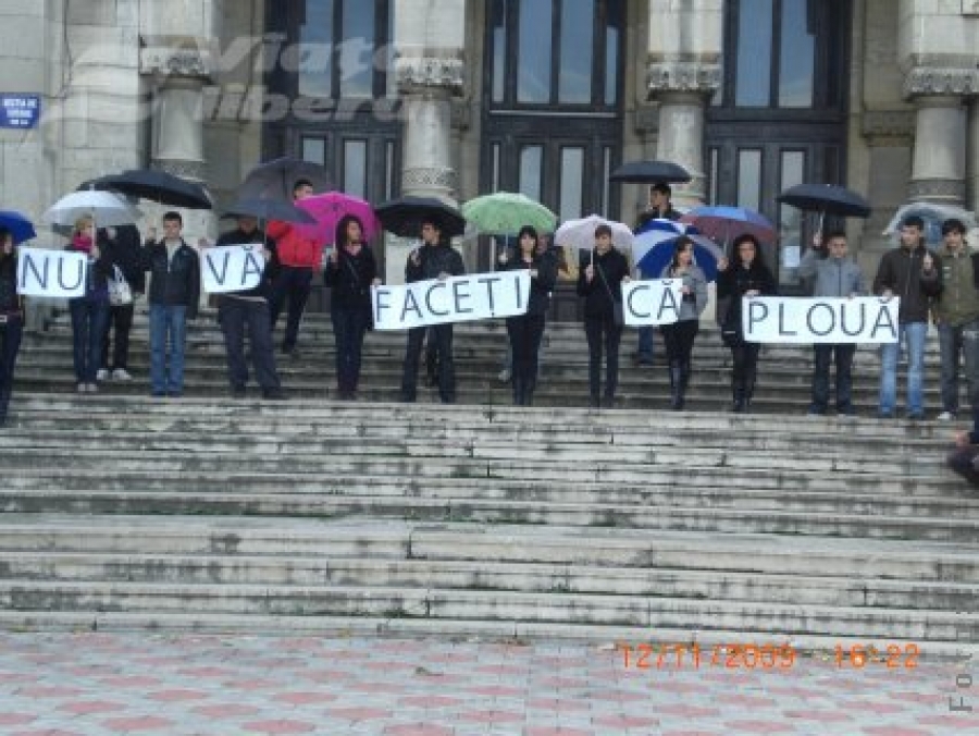 Protest al studenţilor basarabeni