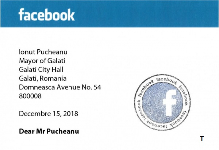 Pamflet. Facebook dă Primăria Galați în judecată