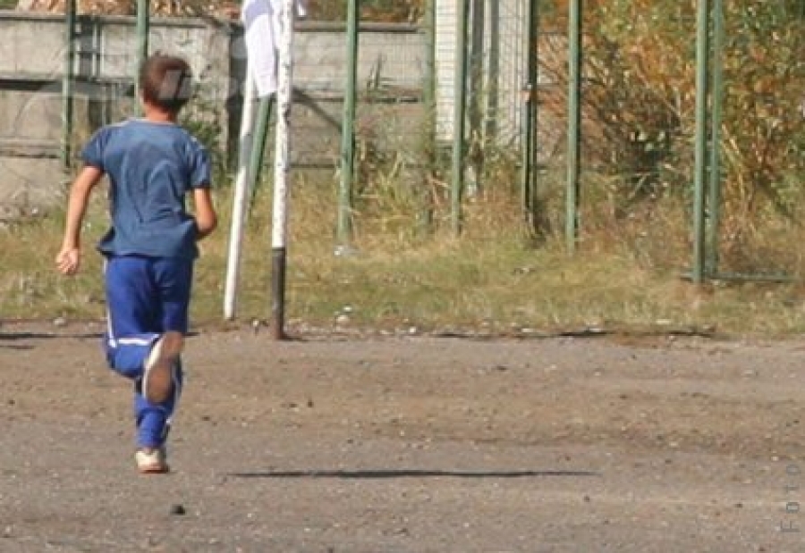 Copil accidentat