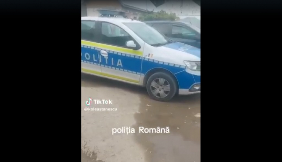 Și mașinilor de poliție li se mai tocesc anvelopele