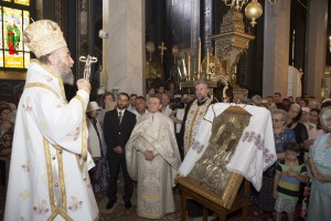 Sărbătoare împărătească: Schimbarea la Faţă, la Biserica Greacă