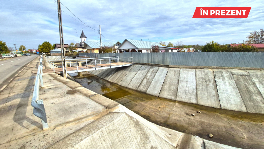 Pe DJ 251, la Cudalbi, podurile și drumul afectate de inundații, refăcute în urma unei investiții de două milioane de lei