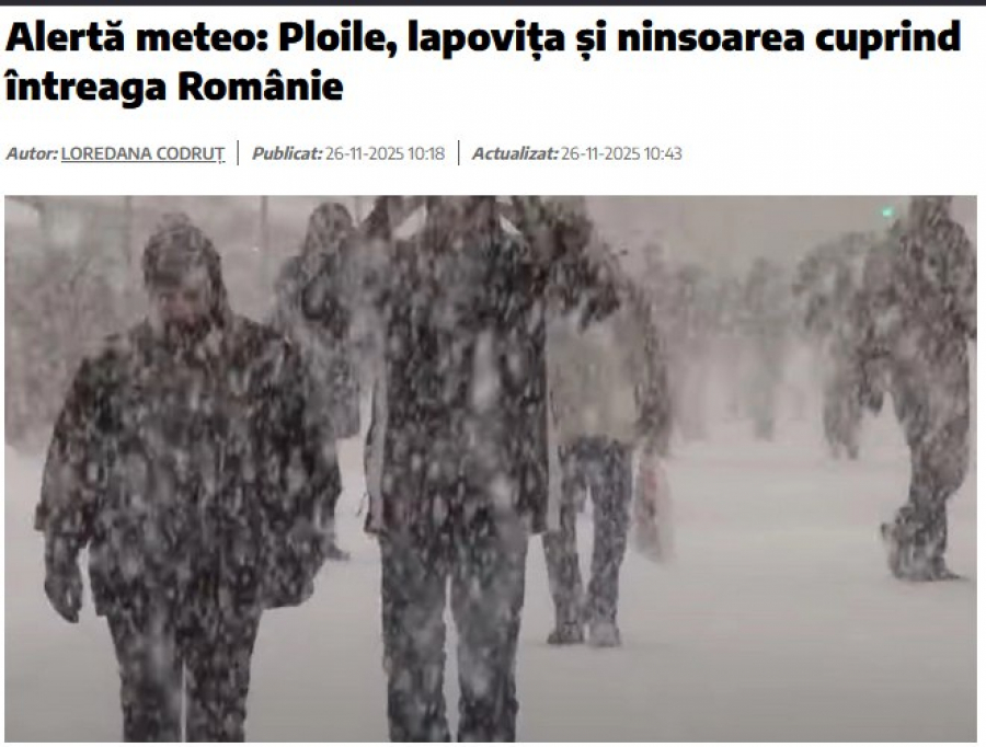 Avem creier și umbrelă să ne punem și-n cap