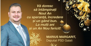 Deputatul PSD, Marius Mărgărit vă urează &quot;La mulți ani 2025&quot;!