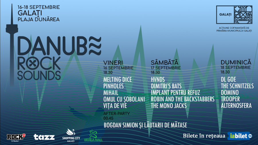 Acces gratuit pentru elevii de 10 la „Danube Rock Sounds”