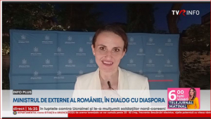 Prima întâlnire a ministrului Oana Ţoiu cu românii din Italia