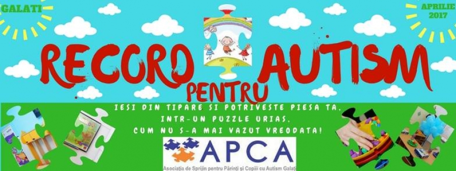 Haideţi să facem un PUZZLE URIAȘ! O nouă campanie pentru COPIII CU AUTISM