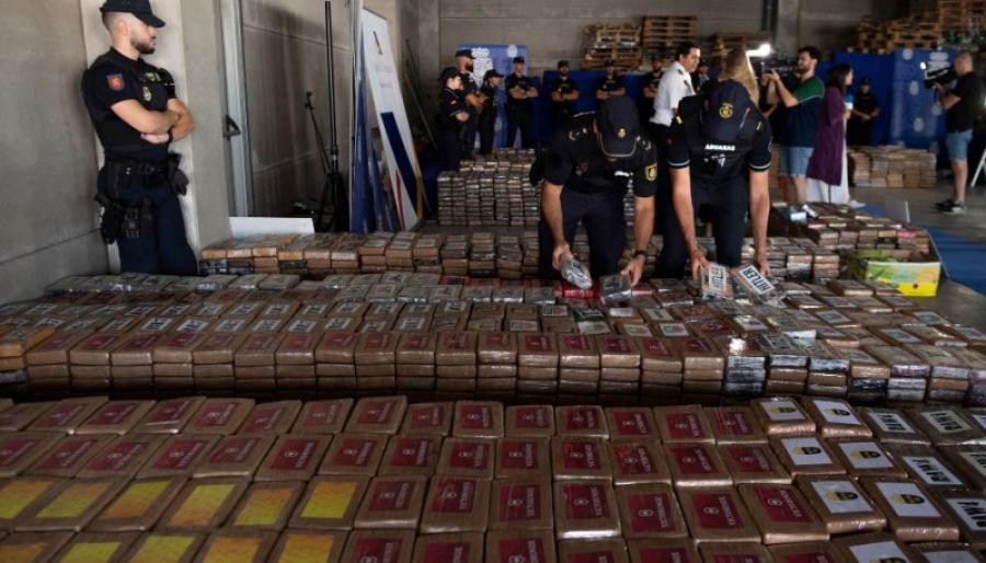 Cea mai mare captură de cocaină din istoria Spaniei