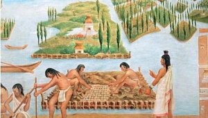 Imperiul Aztec/ Chinampas, grădinile plutitoare