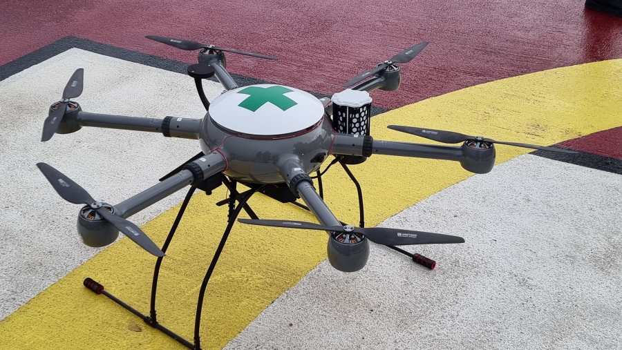 Dronă medicală testată cu succes la Oradea