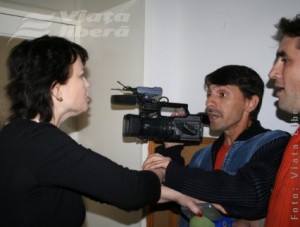 Marinela Dobrea, într-un conflict cu jurnaliștii 