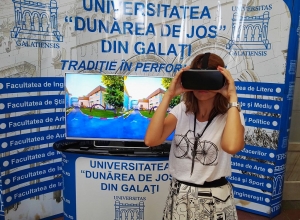 TUR VIRTUAL al Universităţii ”Dunărea de Jos” din Galați. PROIECT UNIC în țară