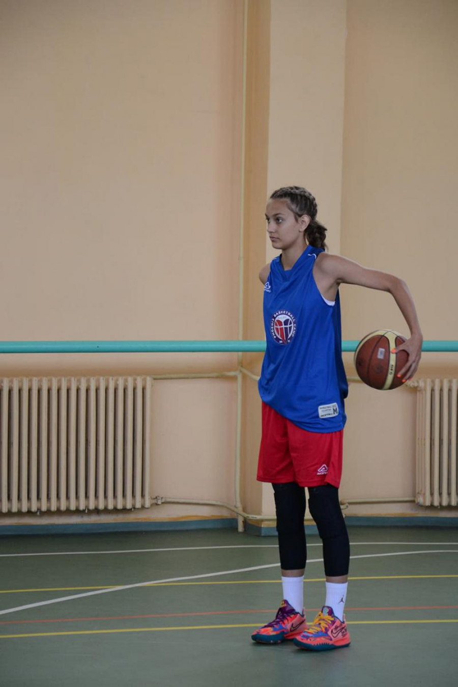 O tânără jucătoare de baschet din Galați, printre cele mai bune din țară