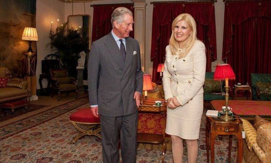 Elena Udrea s-a întâlnit cu prinţul Charles