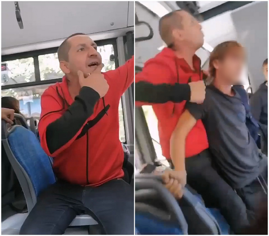 Fete agresate în mijlocul de transport în comun, în plină zi (FOTO și VIDEO)