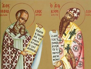 18 ianuarie: Sfinţii Atanasie şi Chiril al Alexandriei