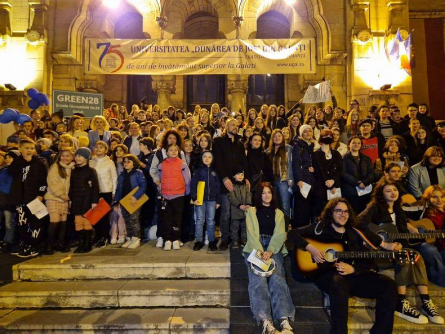 Ora Pământului, marcată prin cântec la Universitate (VIDEO)