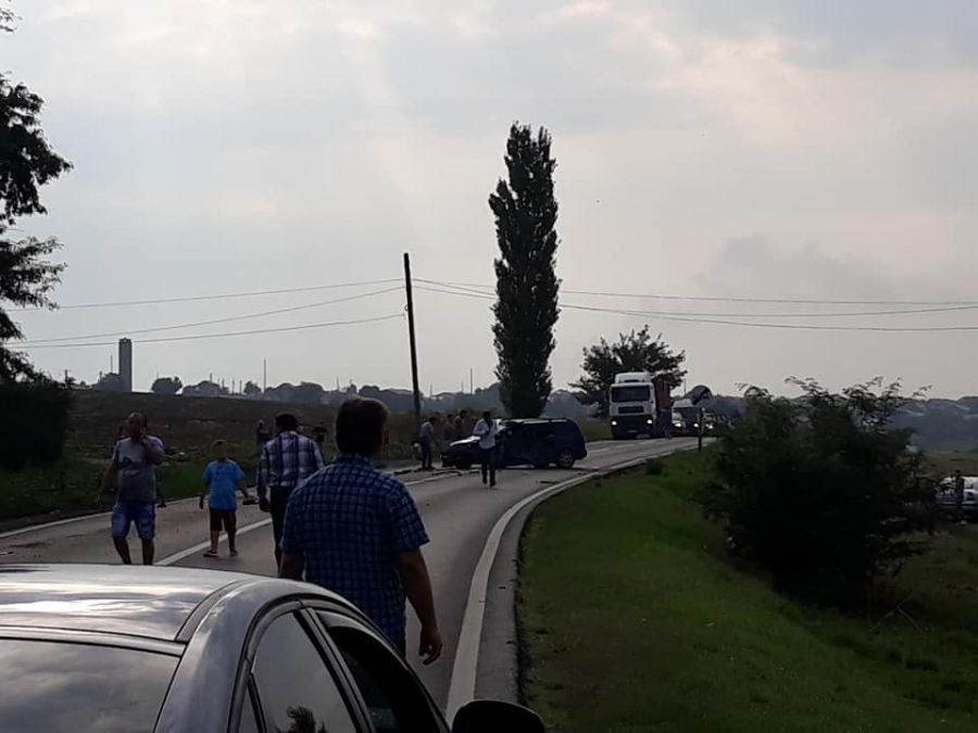 Accident pe DN25 după ce un șofer a adormit la volan