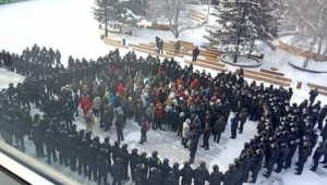 Noi proteste masive în Rusia. Mii de ruși arestați în stradă