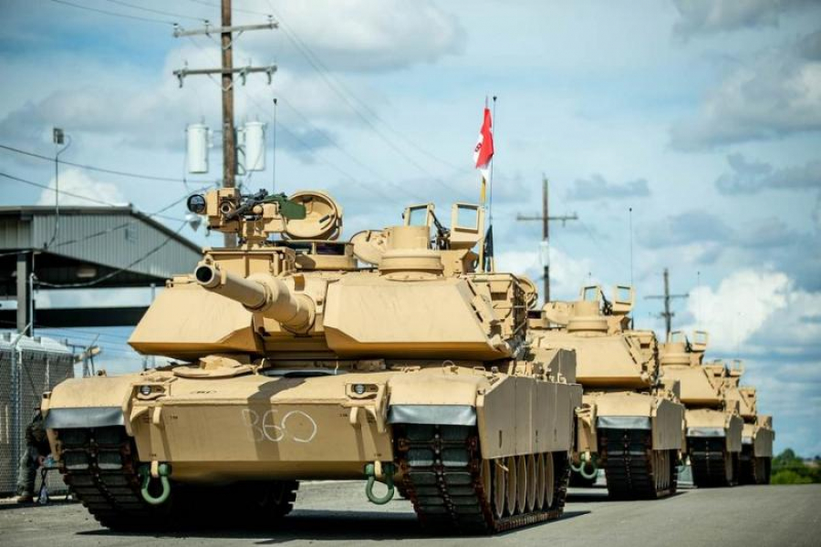 Statele Unite vor vinde Poloniei 250 de tancuri Abrams